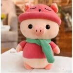 Knuffelvarken In Roze Outfit Met Zachte Vulling De Knuffel