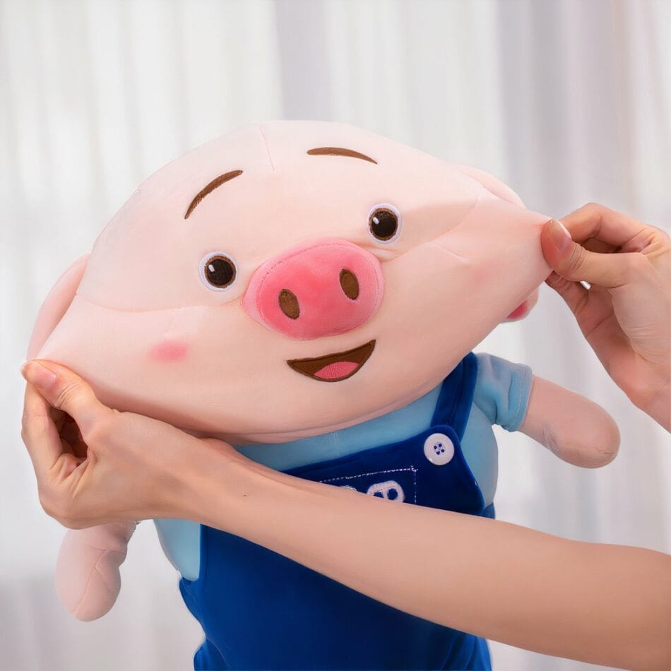 Knuffelvarken Kawaii Zachte Liefroze Boerderijthema De Knuffel