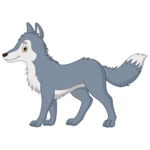 Knuffelwolf Grijs Schattig Met Realistische Vacht De Knuffel