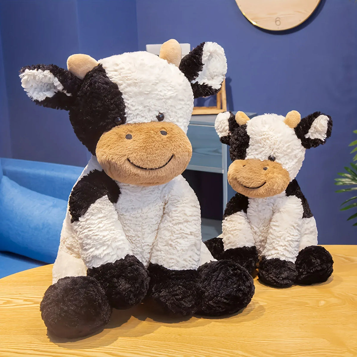 Koe Knuffel 30 cm | Zachte Pluche Koetje De Knuffel