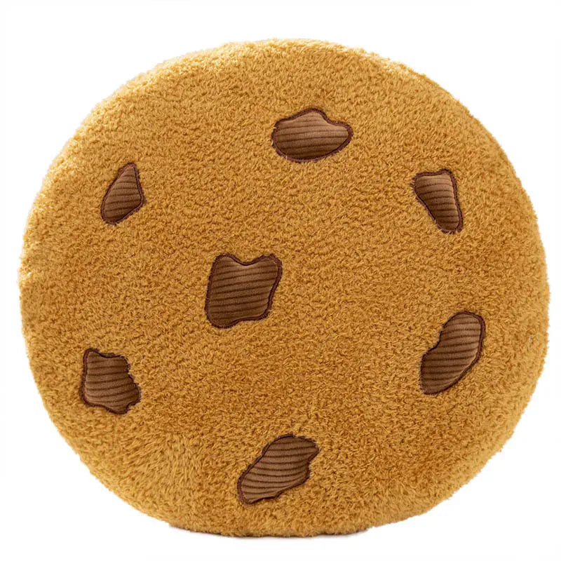 Koekje Kussen 10 of 28 cm | Zacht Pluche Koekkussen, ook per Set De Knuffel