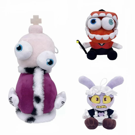 Konijn Knuffel met Schortje | Kawaii Paars Konijn, 3 Modellen De Knuffel