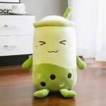 Kussen Knuffel Matcha Thee Bubble Tea Poedervulling Bovenop De Knuffel
