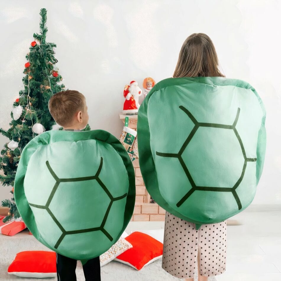 Kussknuffel Schildpad Carapace Draagbaar Kussen Met Arm En Been Openingen De Knuffel