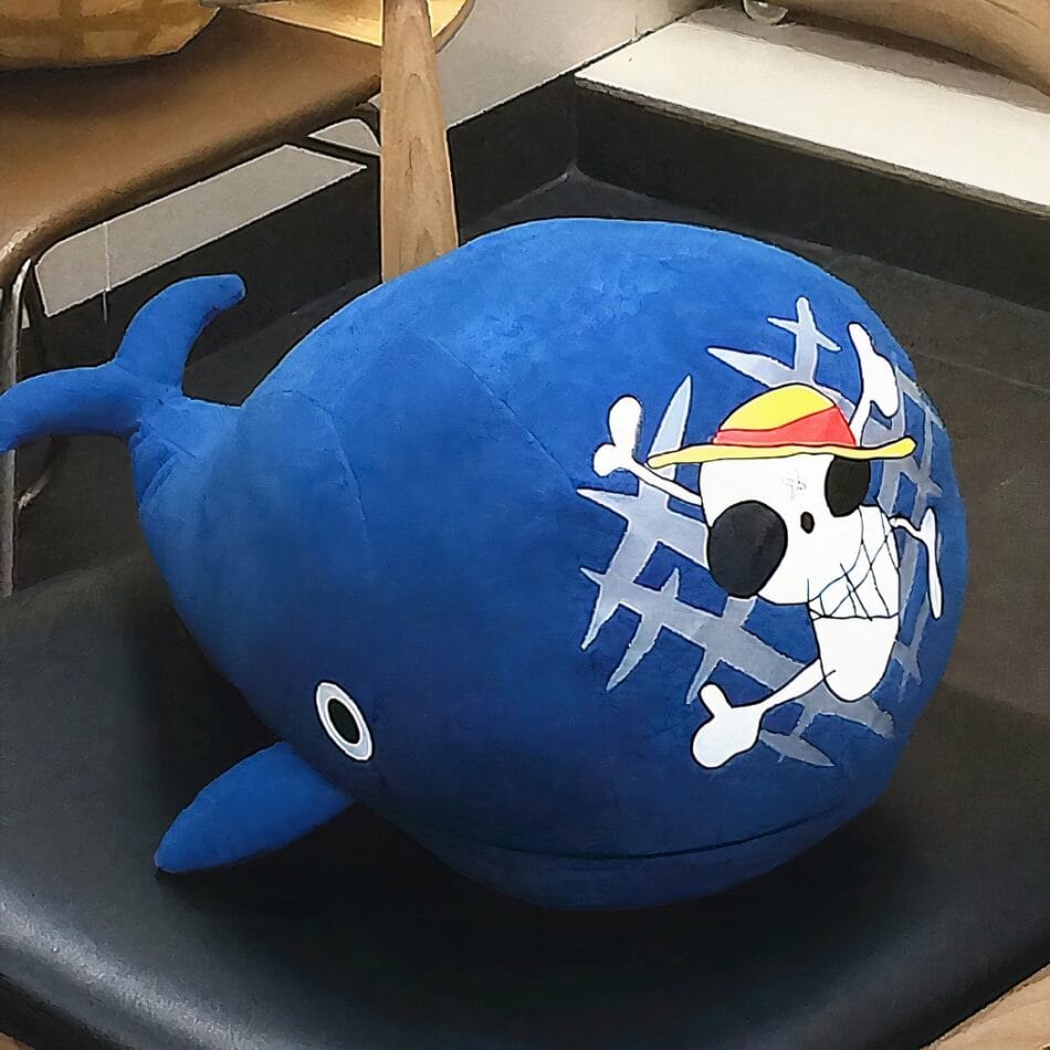 Laboon Knuffel Walvis Uit One Piece Ultra Zacht Blauwe Knuffel De Knuffel
