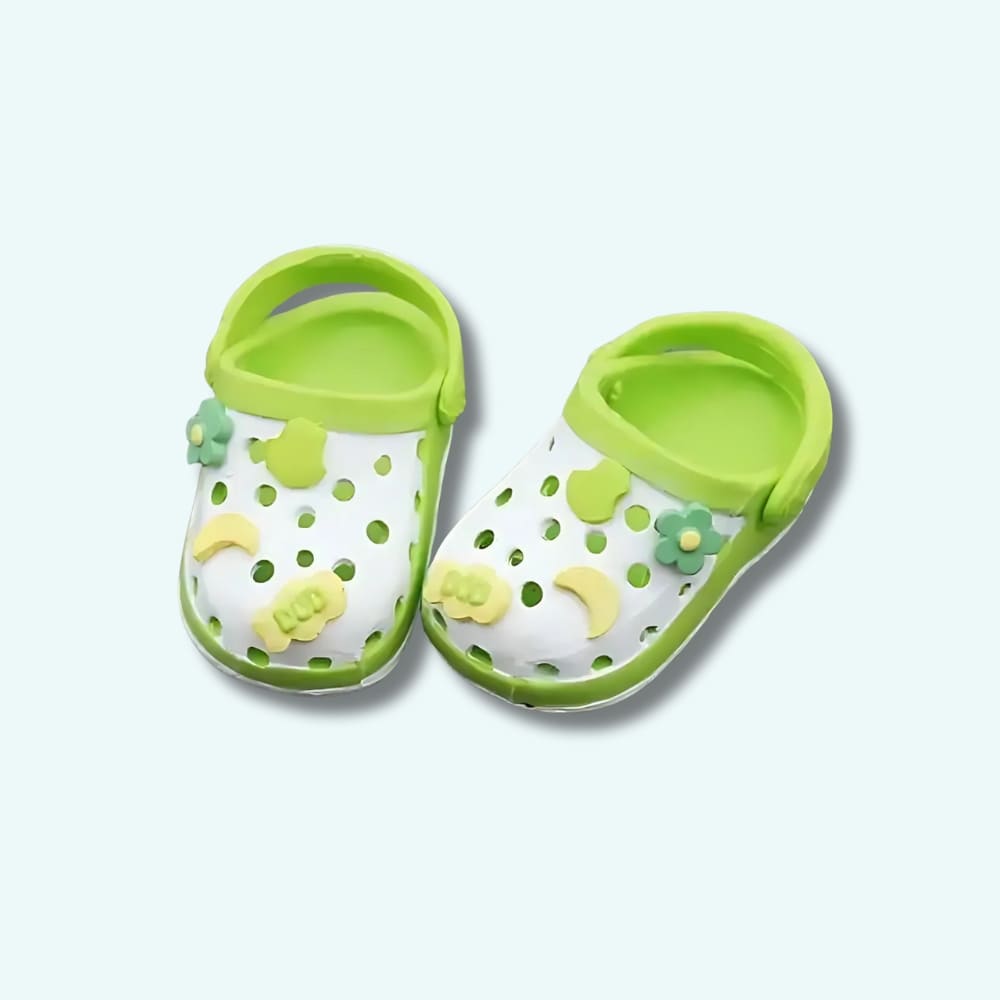 Labubu Knuffel Crocs Stijl Mini Schoentjes De Knuffel groen