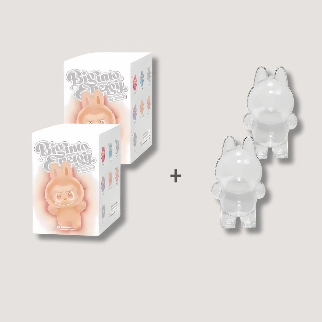 Labubu Knuffel Mystery Box Met Popkleuren De Knuffel set-van-2 / mystery-box-hoesje