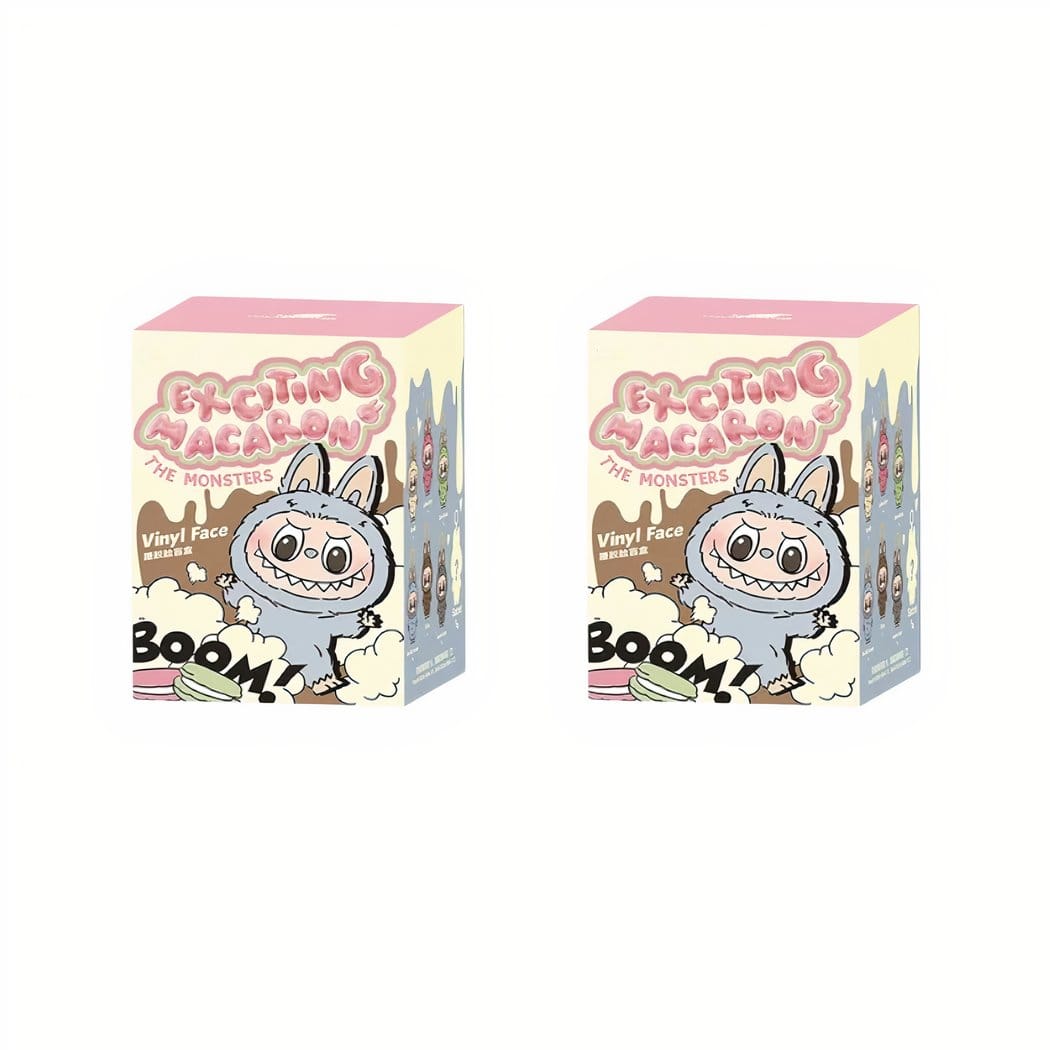 Labubu Knuffel Verrassingsdoos Staand Mystery Box Monstertje De Knuffel set-van-2 / mystery-box