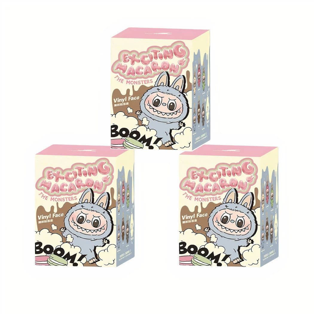 Labubu Knuffel Verrassingsdoos Staand Mystery Box Monstertje De Knuffel set-van-3 / mystery-box