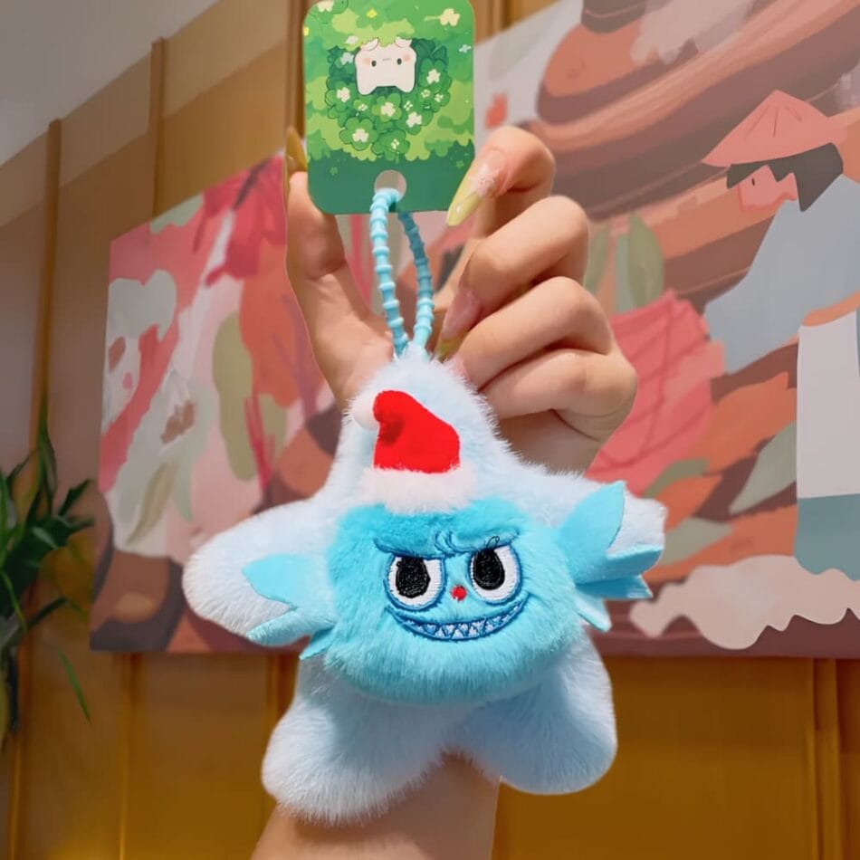 Labubu Ster Knuffel Sleutelhanger Sprankelend Draagbaar Monstertje De Knuffel