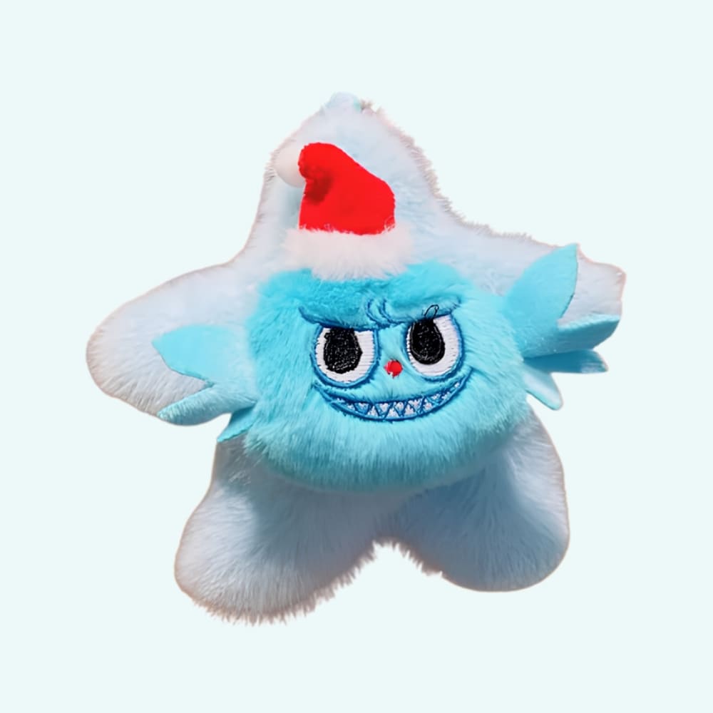Labubu Ster Knuffel Sleutelhanger Sprankelend Draagbaar Monstertje De Knuffel blauw