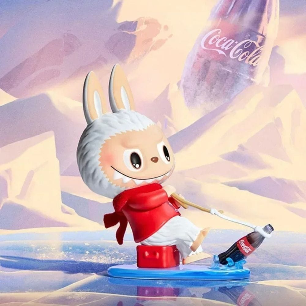 Labubu-stijl Coca-Cola De Monsters Vinyl Figuurs De Knuffel Labubu Capitaine des Glaces