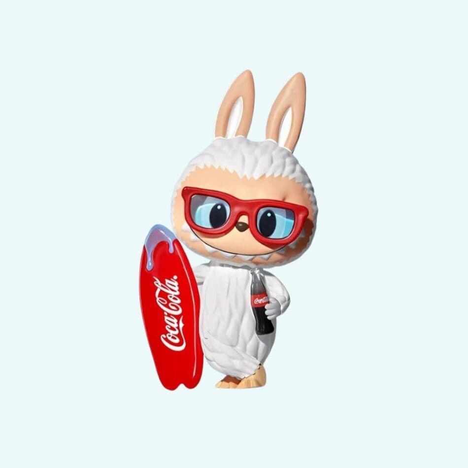 Labubu-stijl Coca-Cola De Monsters Vinyl Figuurs De Knuffel