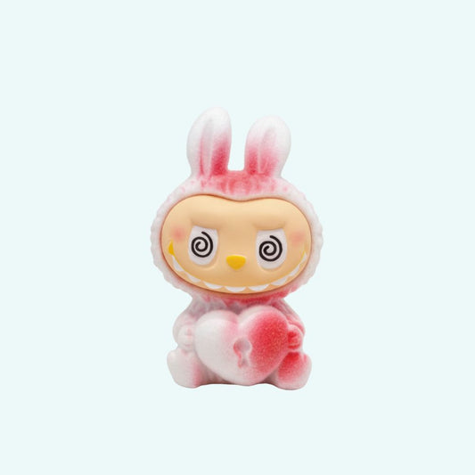 Labubu Stijl Figuurs Vinyl Collectie Energie De Knuffel wit