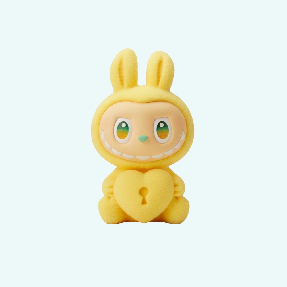 Labubu Stijl Figuurs Vinyl Collectie Energie De Knuffel geel