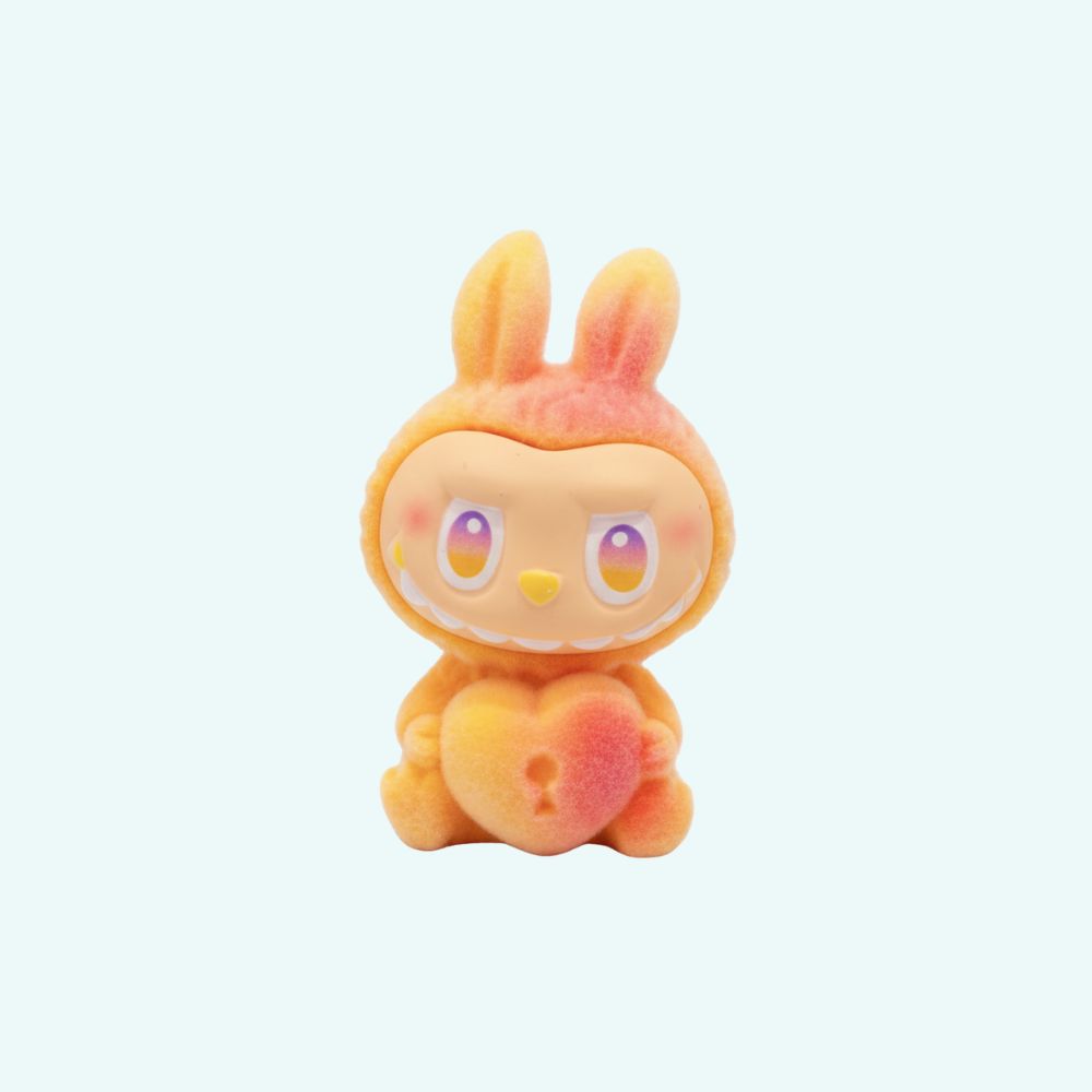 Labubu Stijl Figuurs Vinyl Collectie Energie De Knuffel oranje