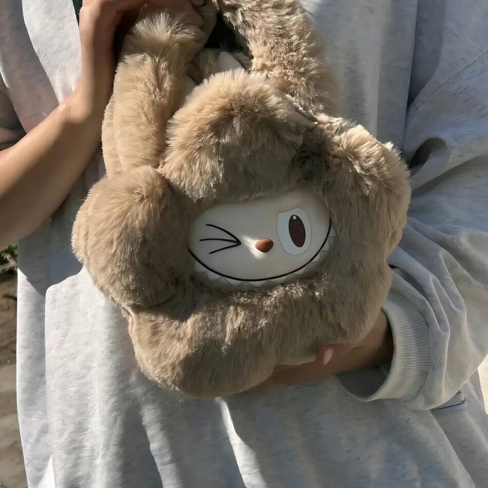 Labubu Stijl Knuffel Handtas Zachte Kawaii Tote De Knuffel