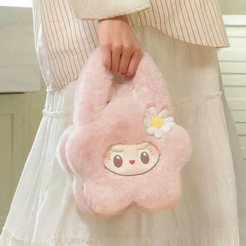 Labubu Stijl Knuffel Handtas Zachte Kawaii Tote De Knuffel