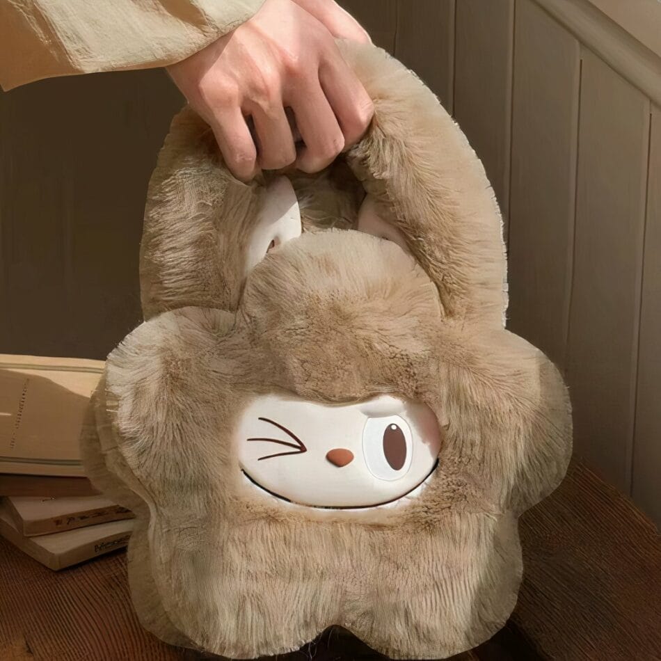 Labubu Stijl Knuffel Handtas Zachte Kawaii Tote De Knuffel