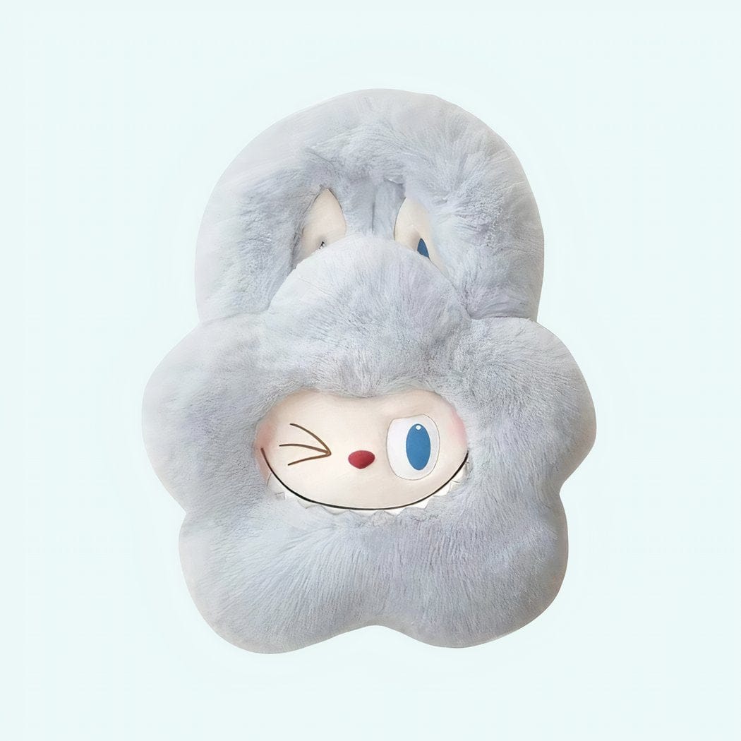 Labubu Stijl Knuffel Handtas Zachte Kawaii Tote De Knuffel blauw