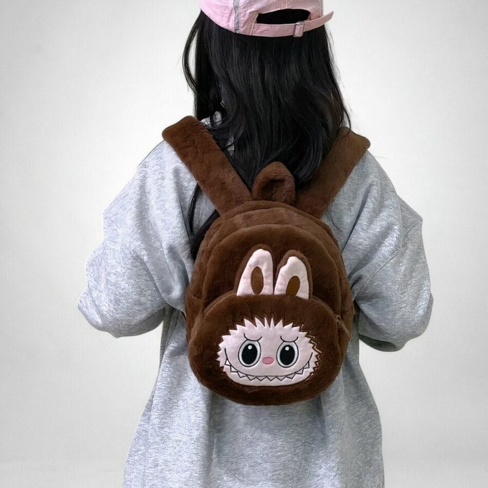 Labubu Stijl Knuffel Rugzak Voor Kinderen De Knuffel