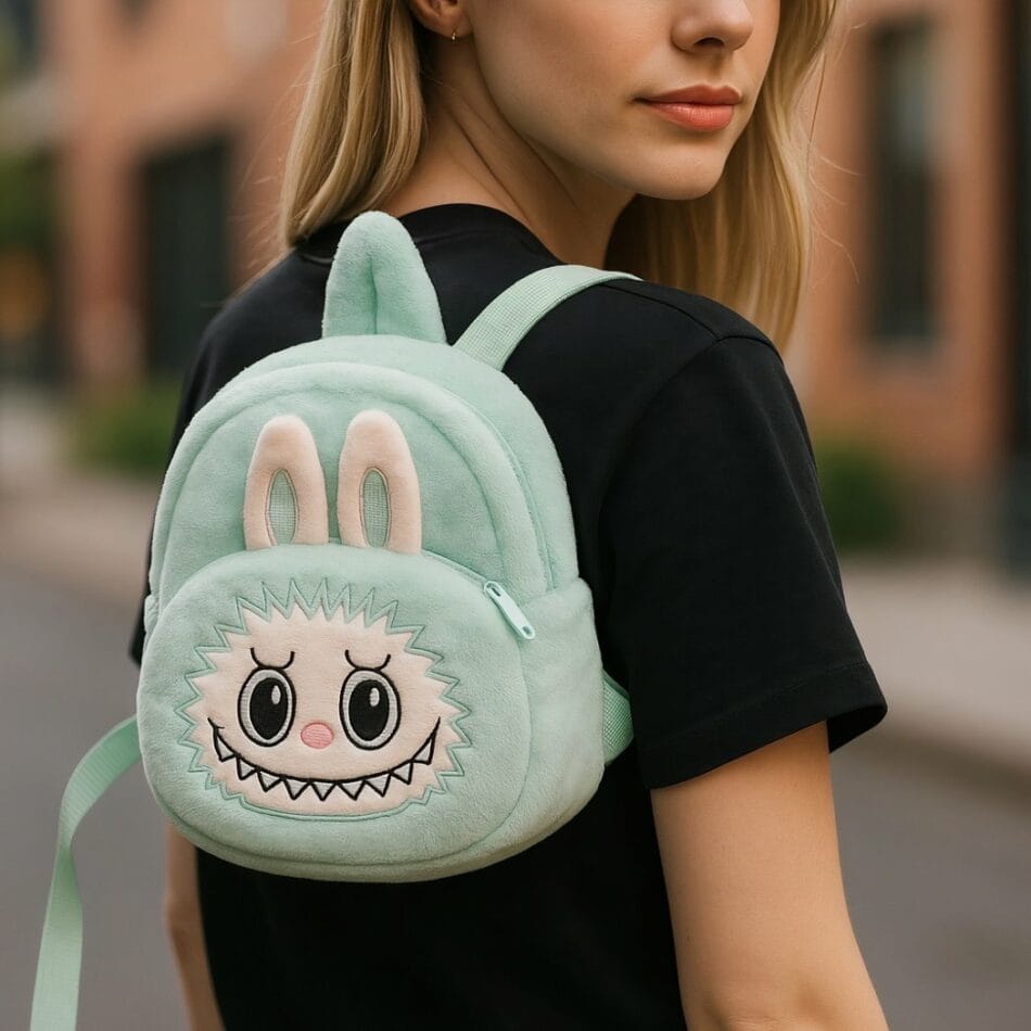 Labubu Stijl Knuffel Rugzak Voor Kinderen De Knuffel