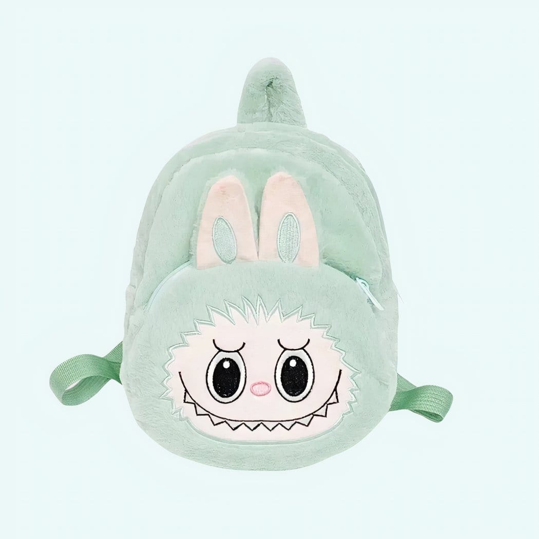 Labubu Stijl Knuffel Rugzak Voor Kinderen De Knuffel groen