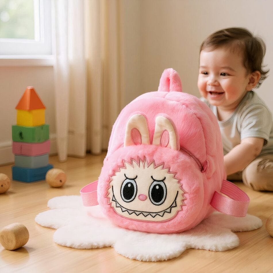 Labubu Stijl Knuffel Rugzak Voor Kinderen De Knuffel