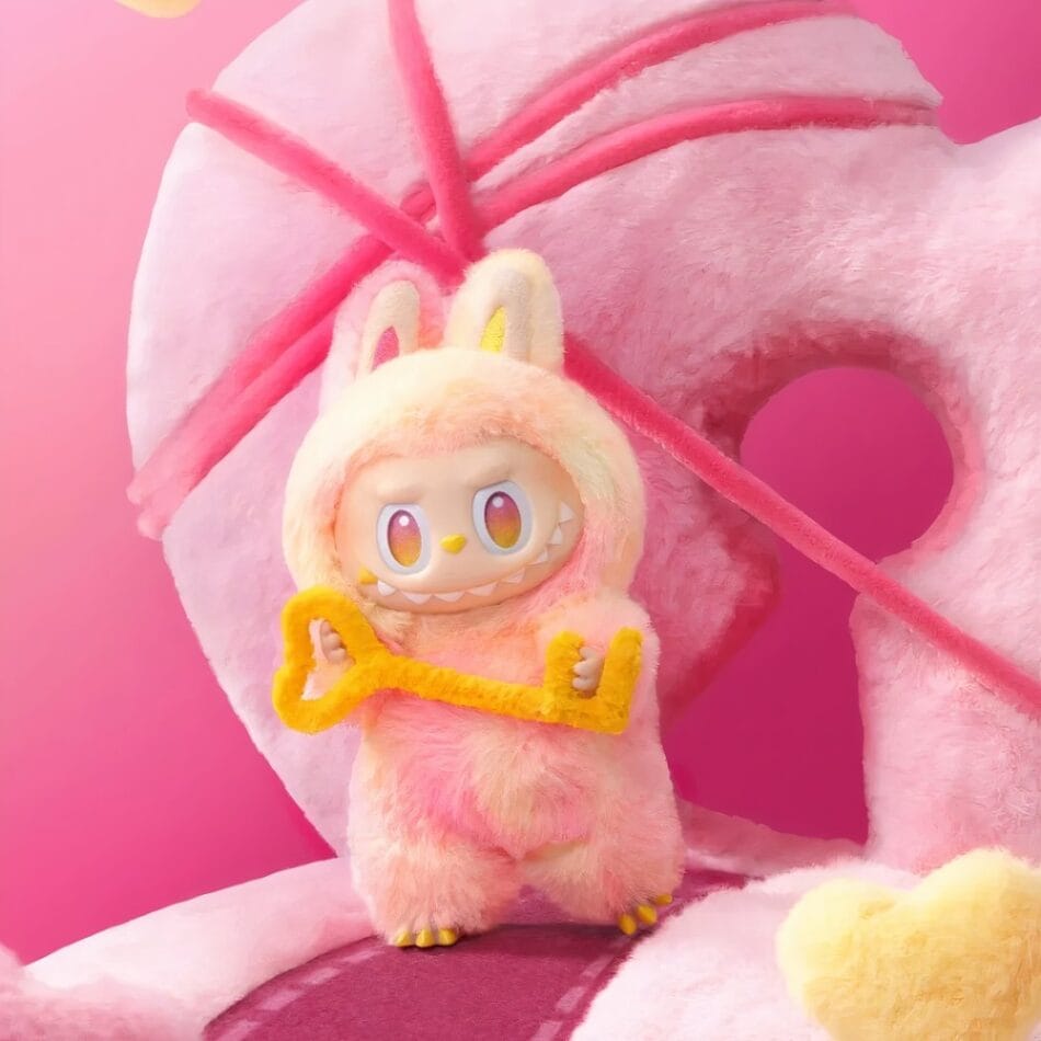 Labubu Stijl Knuffel Sleutelhanger Kleurrijke Popkleuren De Knuffel