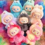 Labubu Stijl Knuffel Sleutelhanger Kleurrijke Popkleuren De Knuffel