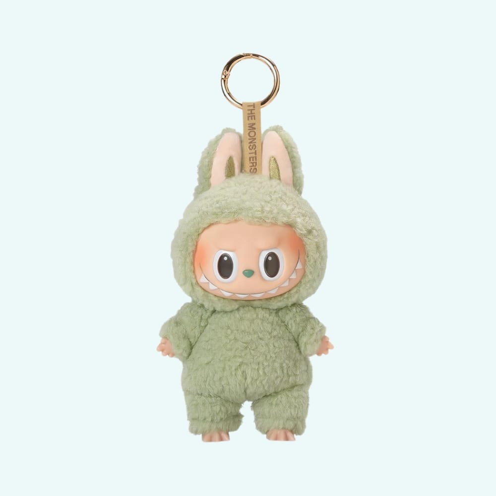 Labubu Stijl Knuffel Sleutelhanger Schattig Figuurtje De Knuffel groen