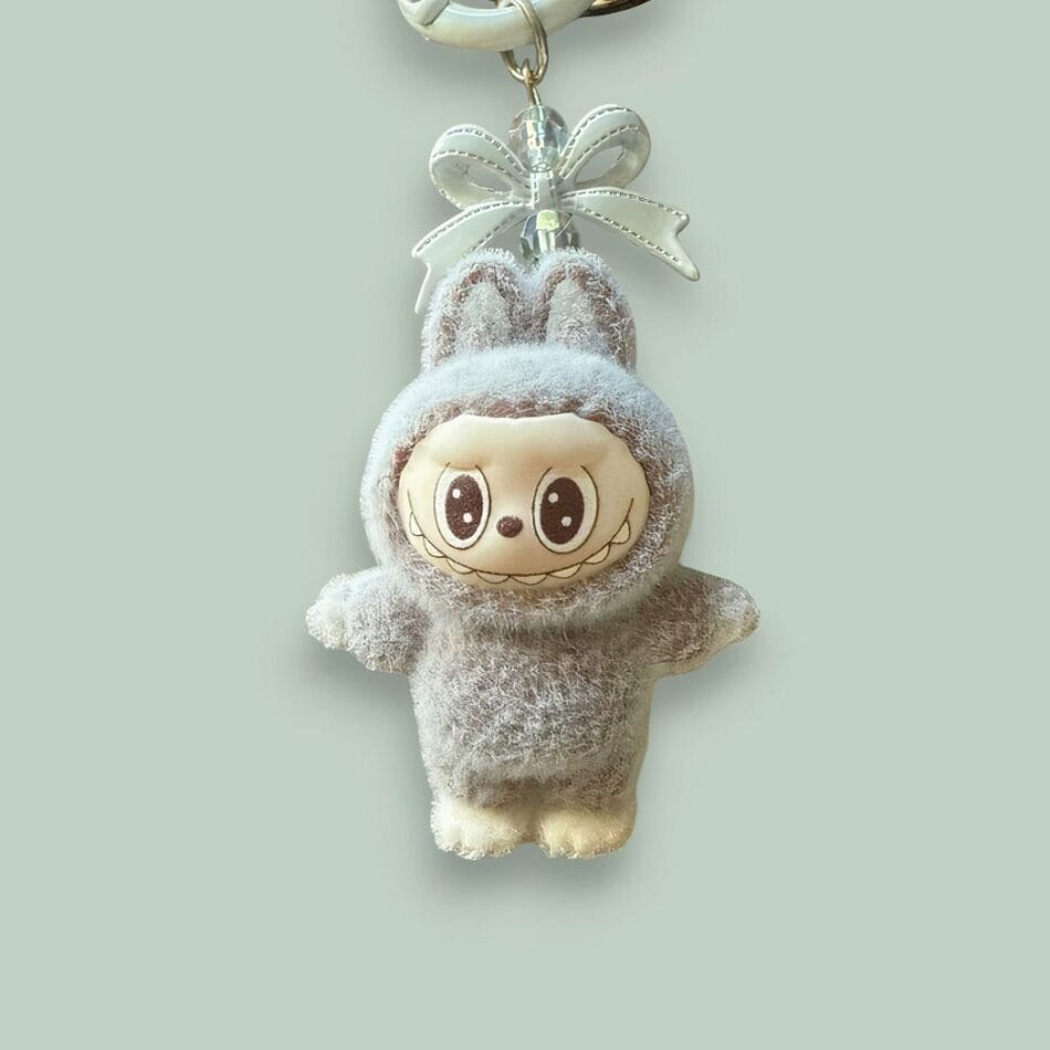 Labubu-stijl Mini Knuffel Sleutelhanger Speels en Kleurrijk De Knuffel