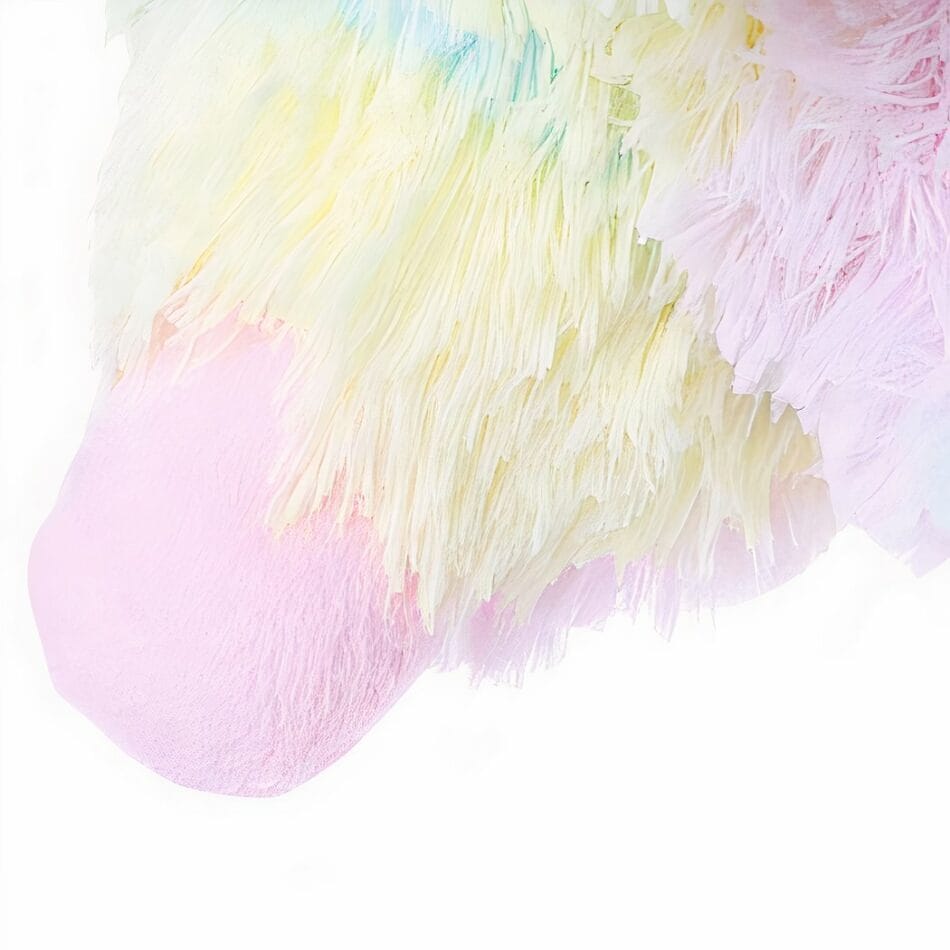 Lama Knuffel Regenboog Zachte Kleurrijke Pluche De Knuffel