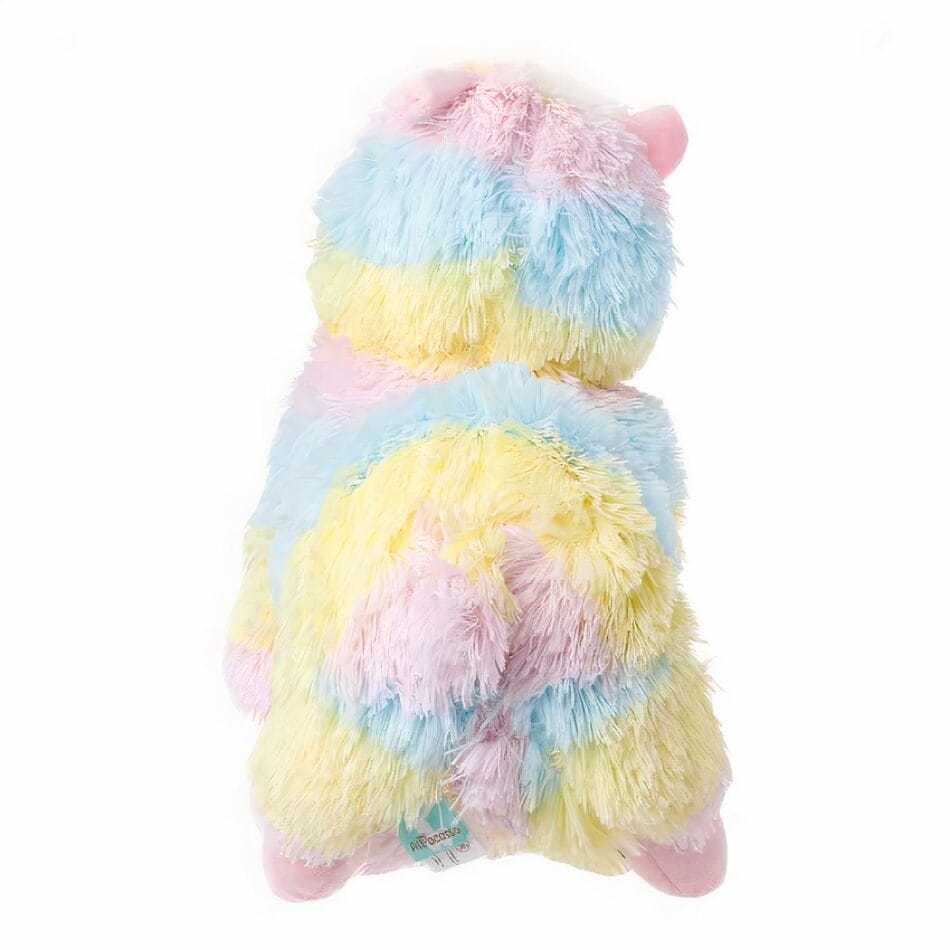 Lama Knuffel Regenboog Zachte Kleurrijke Pluche De Knuffel