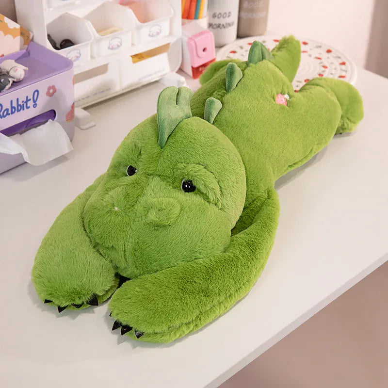 Liggende Knuffels Verzwaarde Armen De Knuffel deer
