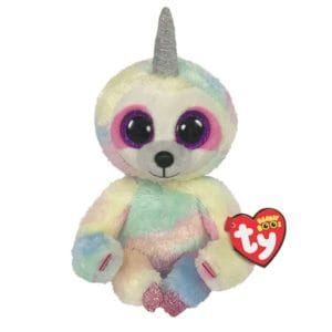 Luiaard Eenhoorn Knuffel Regenboogkleurige Vacht Droomvriend De Knuffel