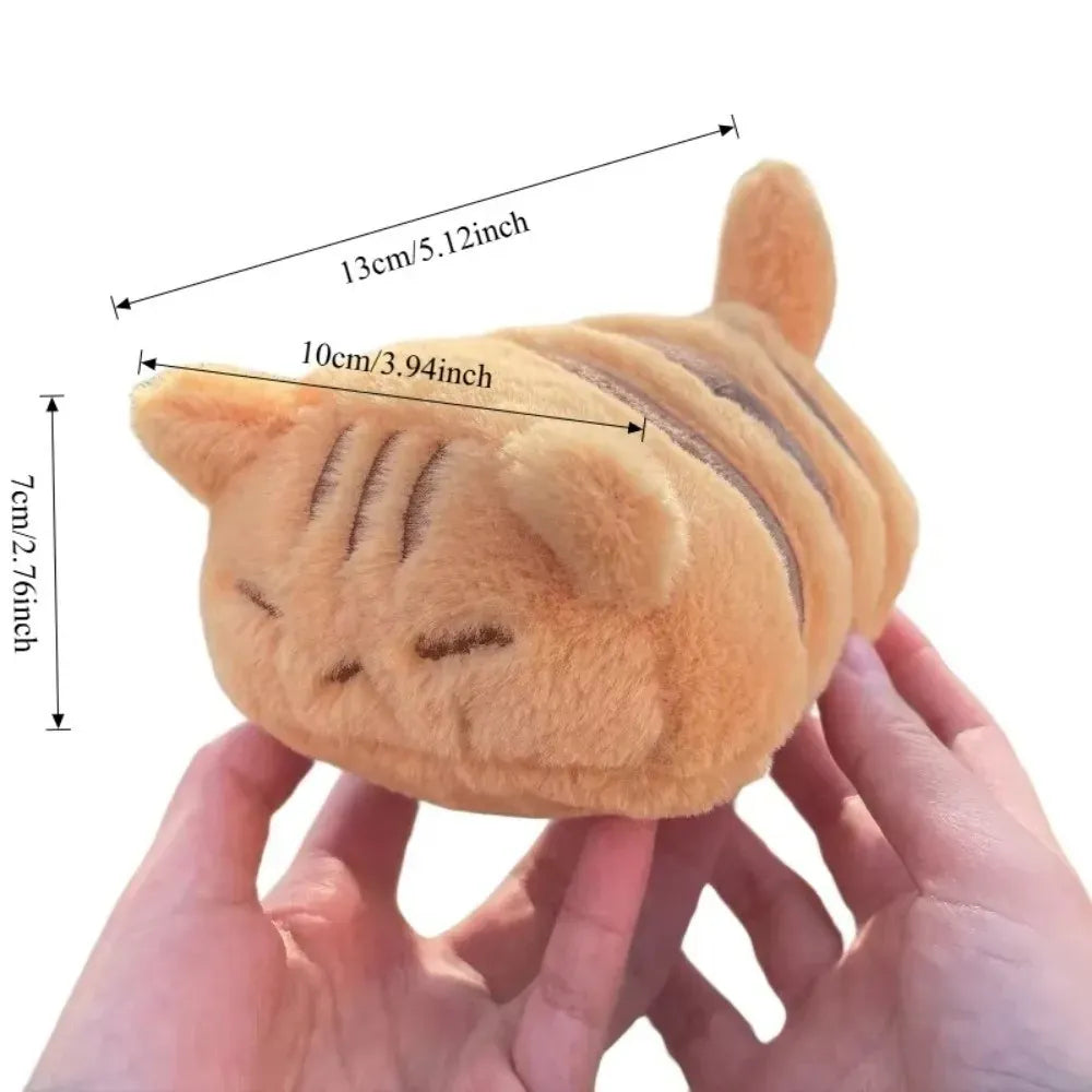 Luie Kat Knuffel 13 cm | Zacht Mini Poesje De Knuffel