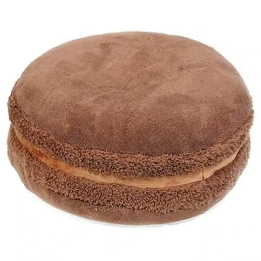 Macaron Kussen | Rond Pluche Sierkussen in 21 Kleuren De Knuffel