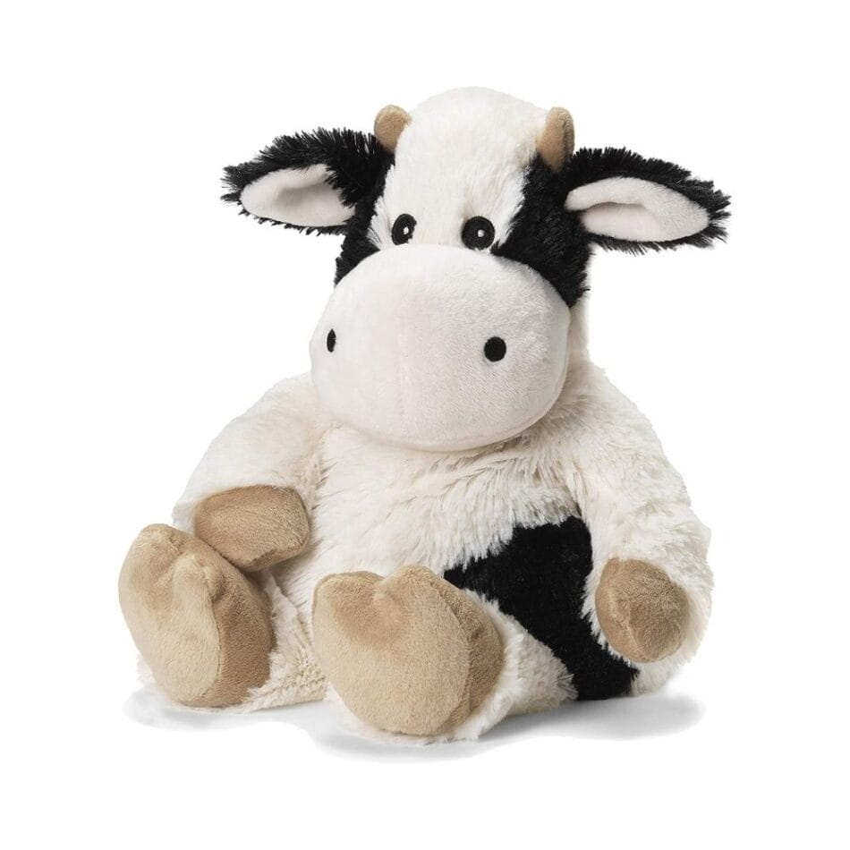 Magnetronverwarmbare Knuffel Koe Met 90 Seconden Warmte De Knuffel