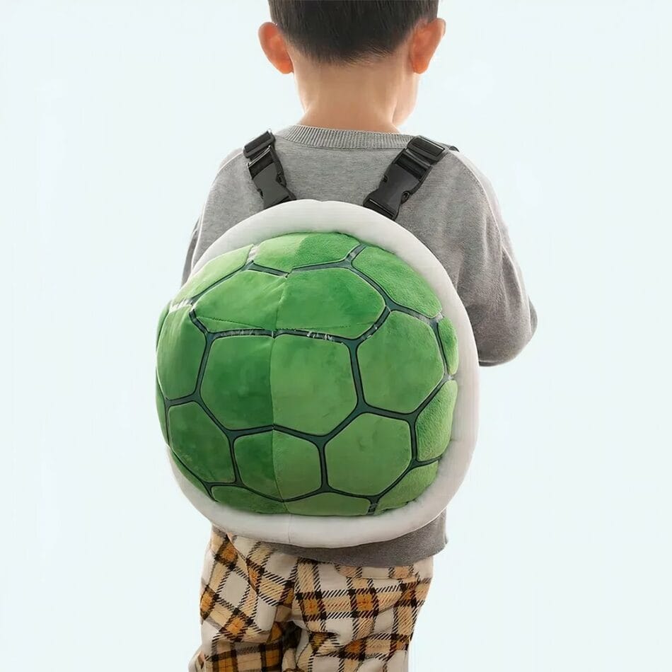 Mario Schildpad Knuffel Rugzak Voor Kinderen Twee In Een De Knuffel