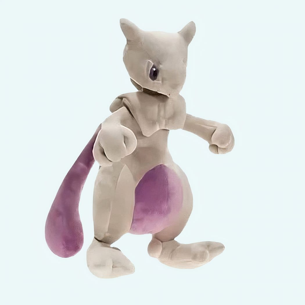 Mewtwo Knuffel 25 cm Zachte Pokémon Knuffel De Knuffel
