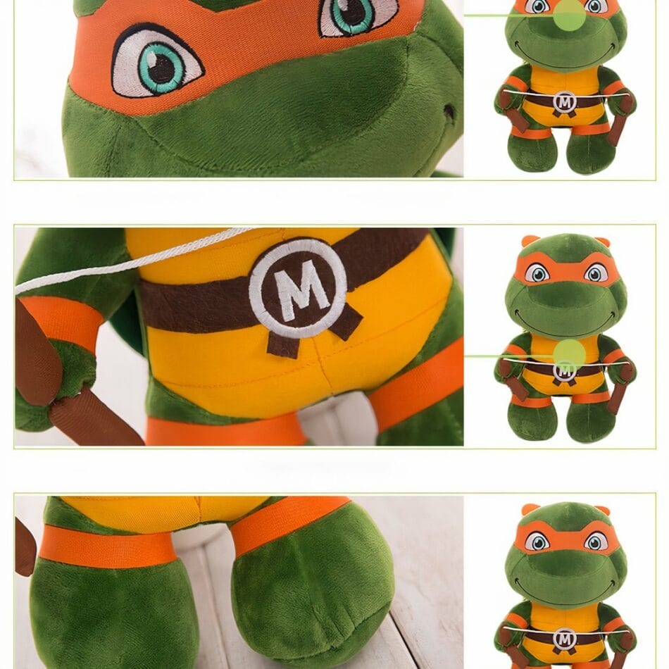 Michelangelo Knuffel Schildpad Officiele Ninja Turtles De Knuffel