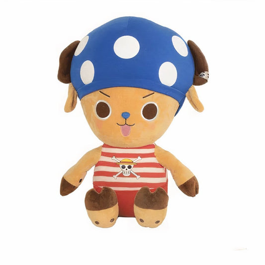 Middelgrote Chopper Knuffel Piraten One Piece Met Bandana En Zwaard De Knuffel 30cm