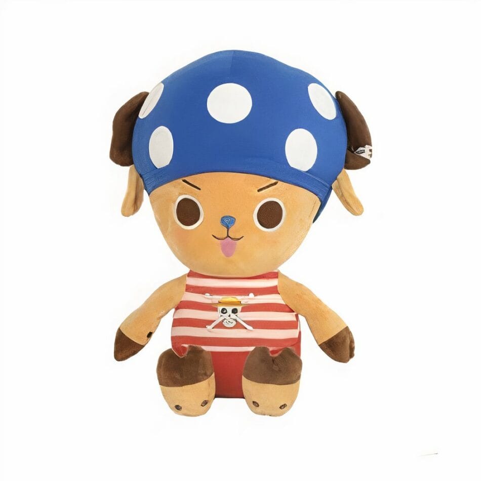 Middelgrote Chopper Knuffel Piraten One Piece Met Bandana En Zwaard De Knuffel