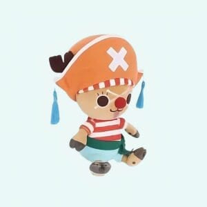 Middelgrote Chopper Knuffel Piraten One Piece Met Bandana En Zwaard De Knuffel