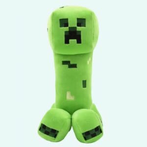 Minecraft Enderman Knuffel Pixelachtige Donker Lichaam Met Paarse Ogen De Knuffel