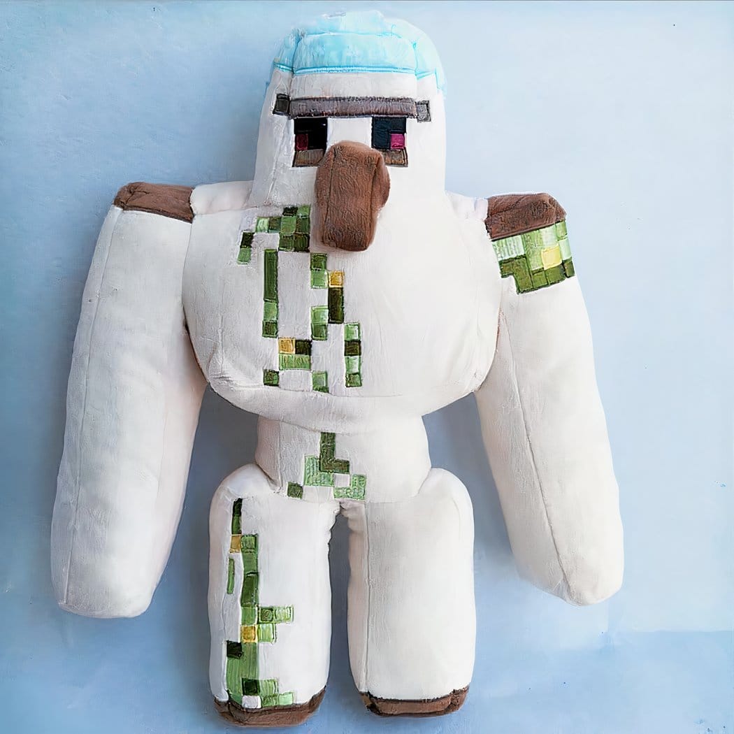 Minecraft Golem Knuffel Zachte Pixelstijl De Knuffel