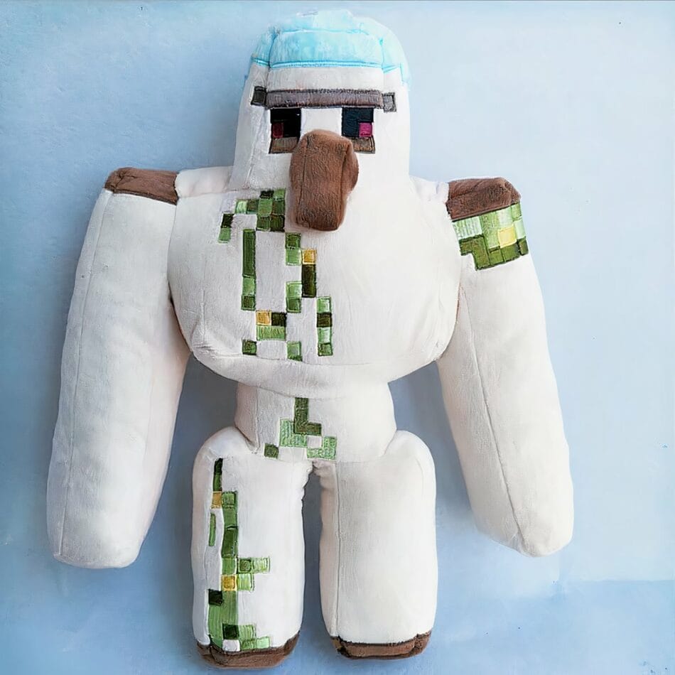 Minecraft Golem Knuffel Zachte Pixelstijl De Knuffel