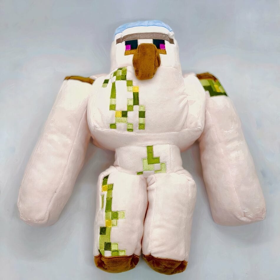 Minecraft Golem Knuffel Zachte Pixelstijl De Knuffel