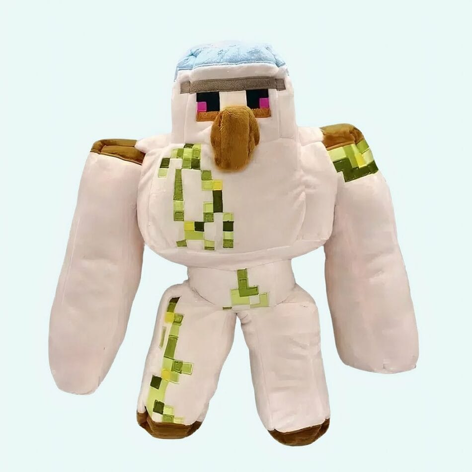 Minecraft Golem Knuffel Zachte Pixelstijl De Knuffel